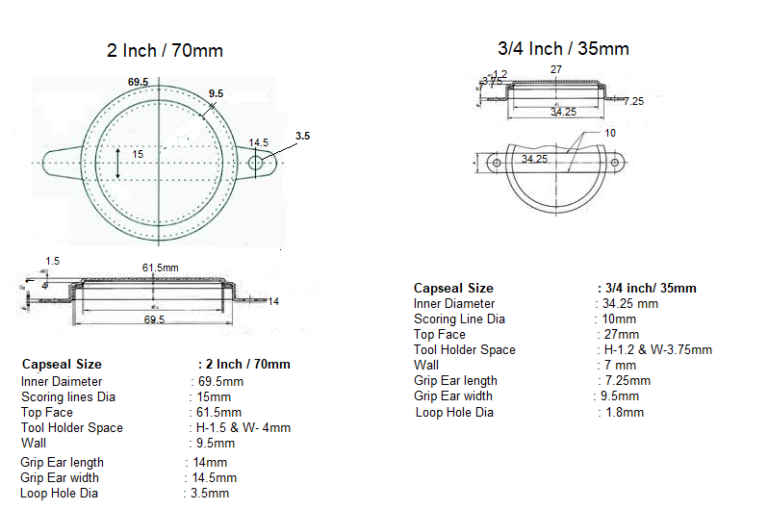 Drum Cap Seal Manufacturer India